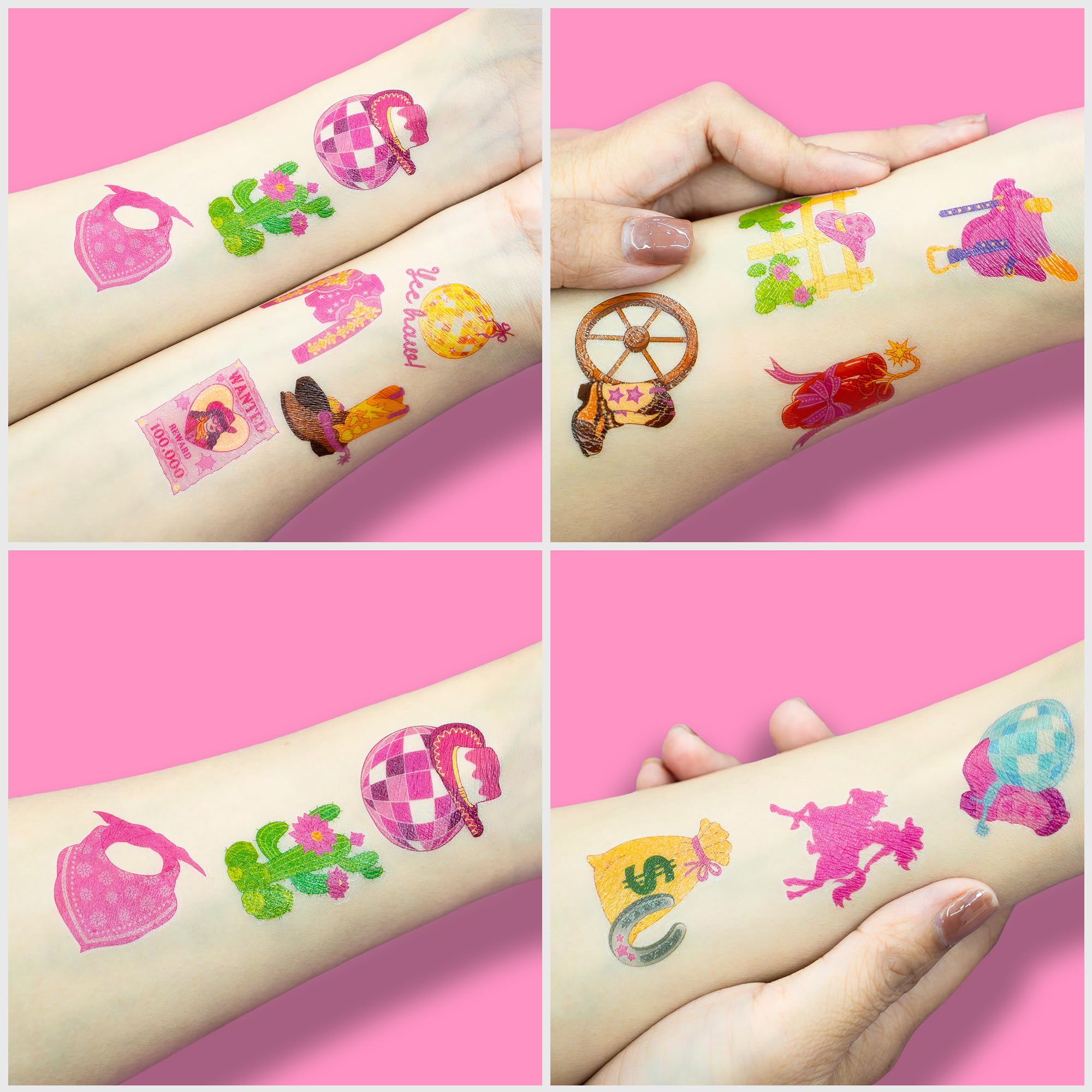 91TATTOOS eight-sheet set provides diverse motifs for imaginative play and themed celebrations.