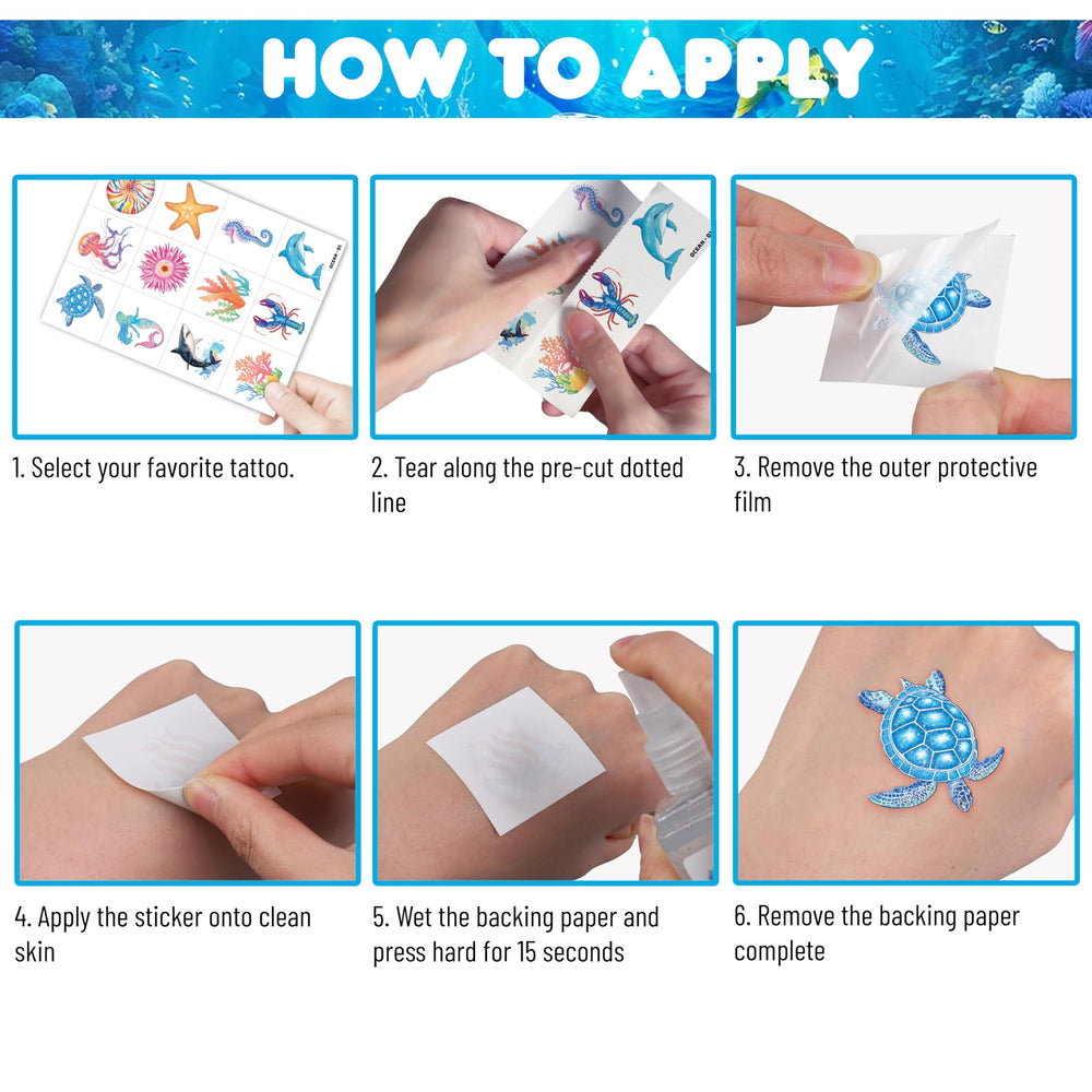 91TATTOOS skin friendly materials for gentle use on children