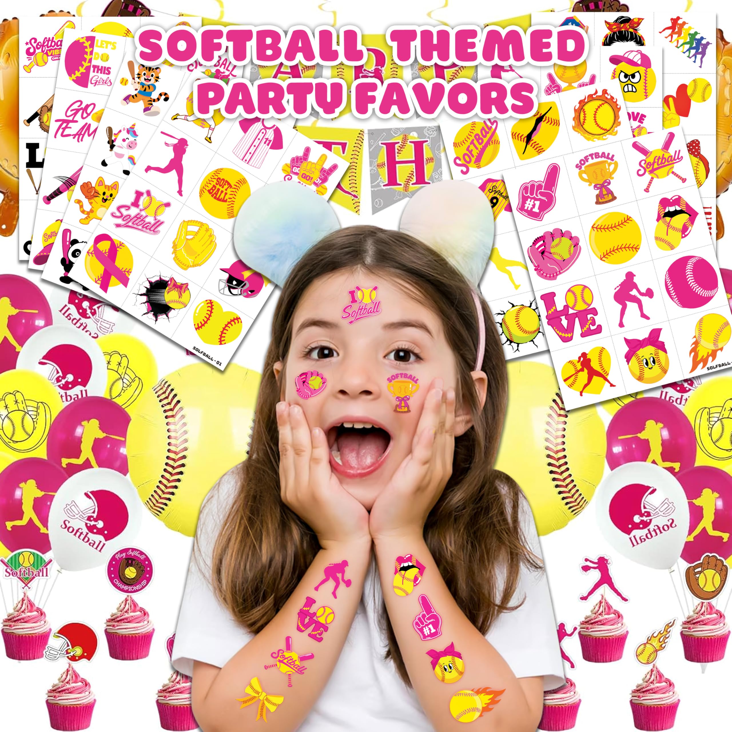 91TATTOOS softball designs on skin offer easy, mess-free application.