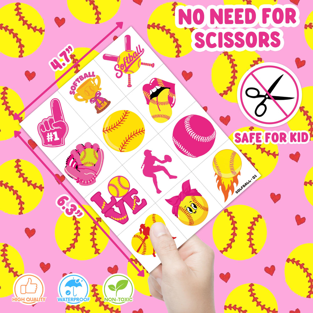 91TATTOOS softball tattoo application enables quick decorating for events.
