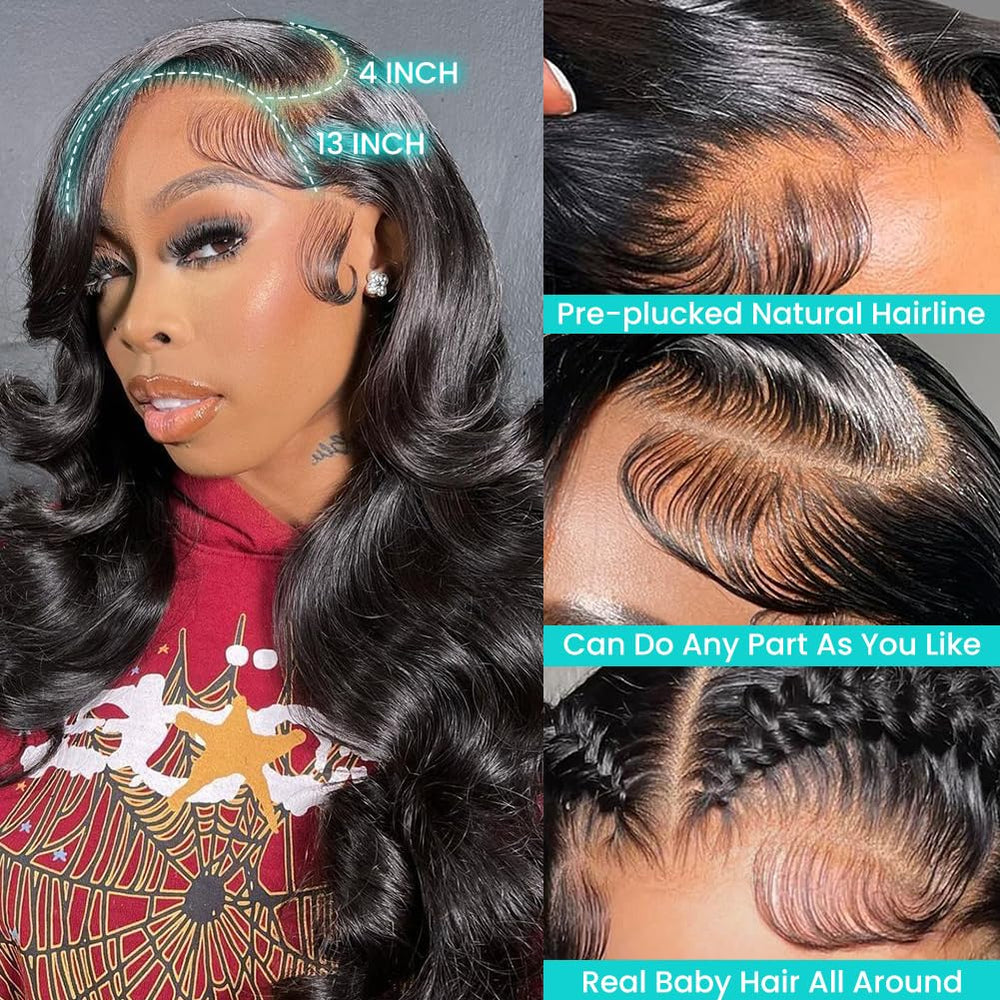 A FUTURE TONGMEI HD transparent lace front blends with skin.