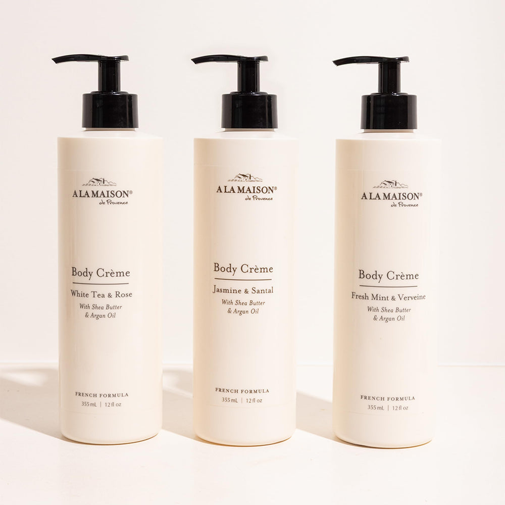 A LA MAISON Body Crème golden-hour glow for evening skincare routine.