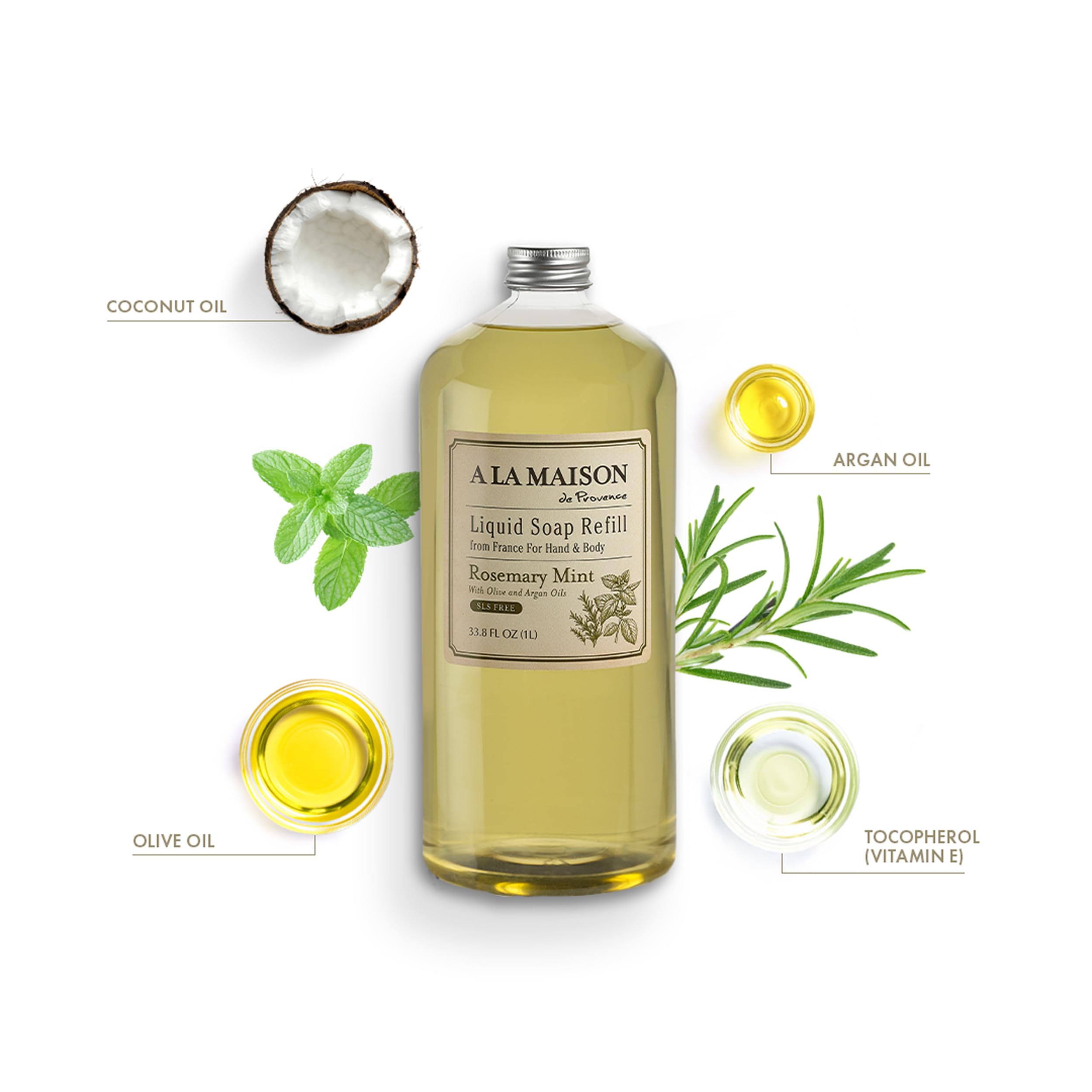 Two-pack Rosemary Mint refill showing value and convenience for busy households.