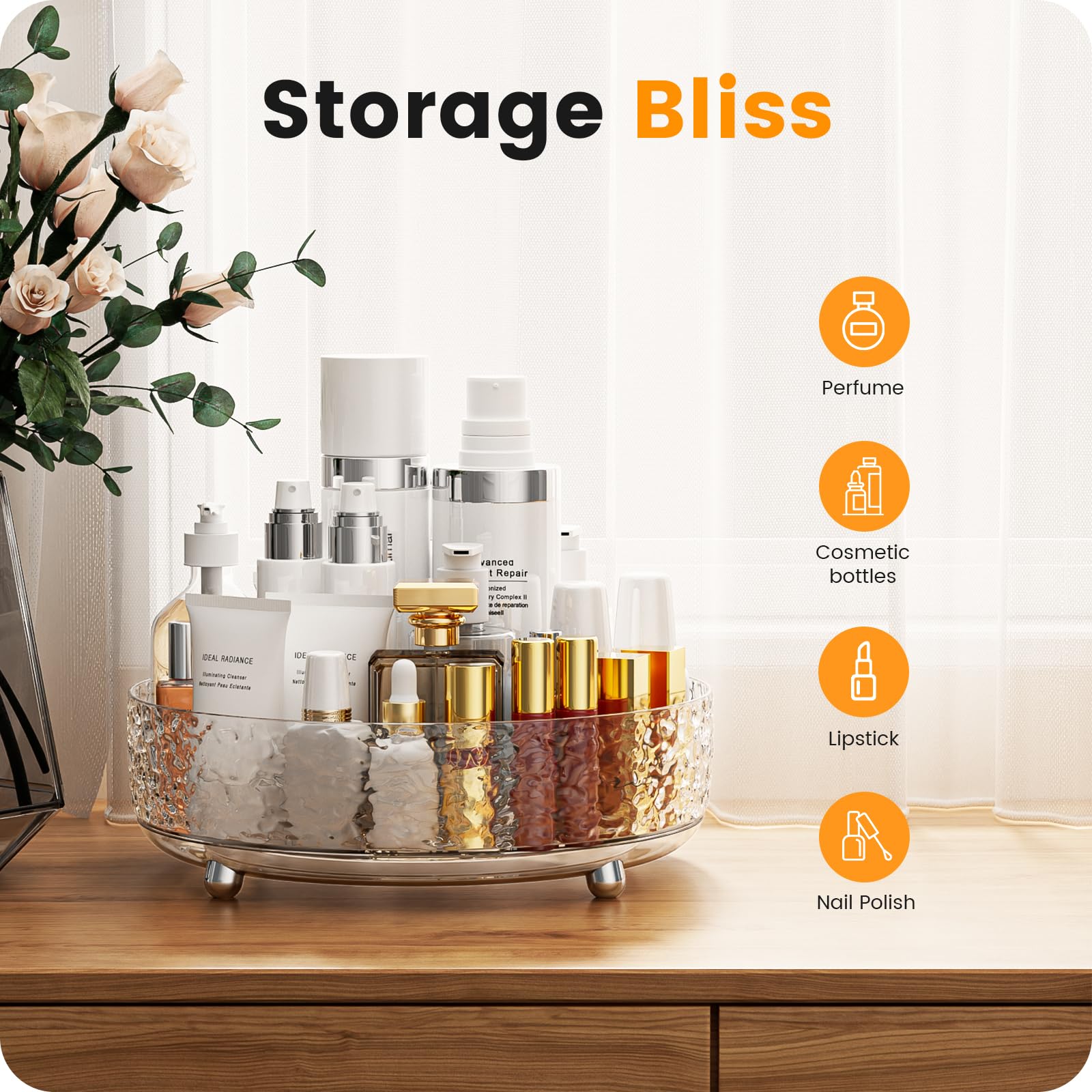A-LuGei versatile organizer suitable for office or dressing table to declutter countertops