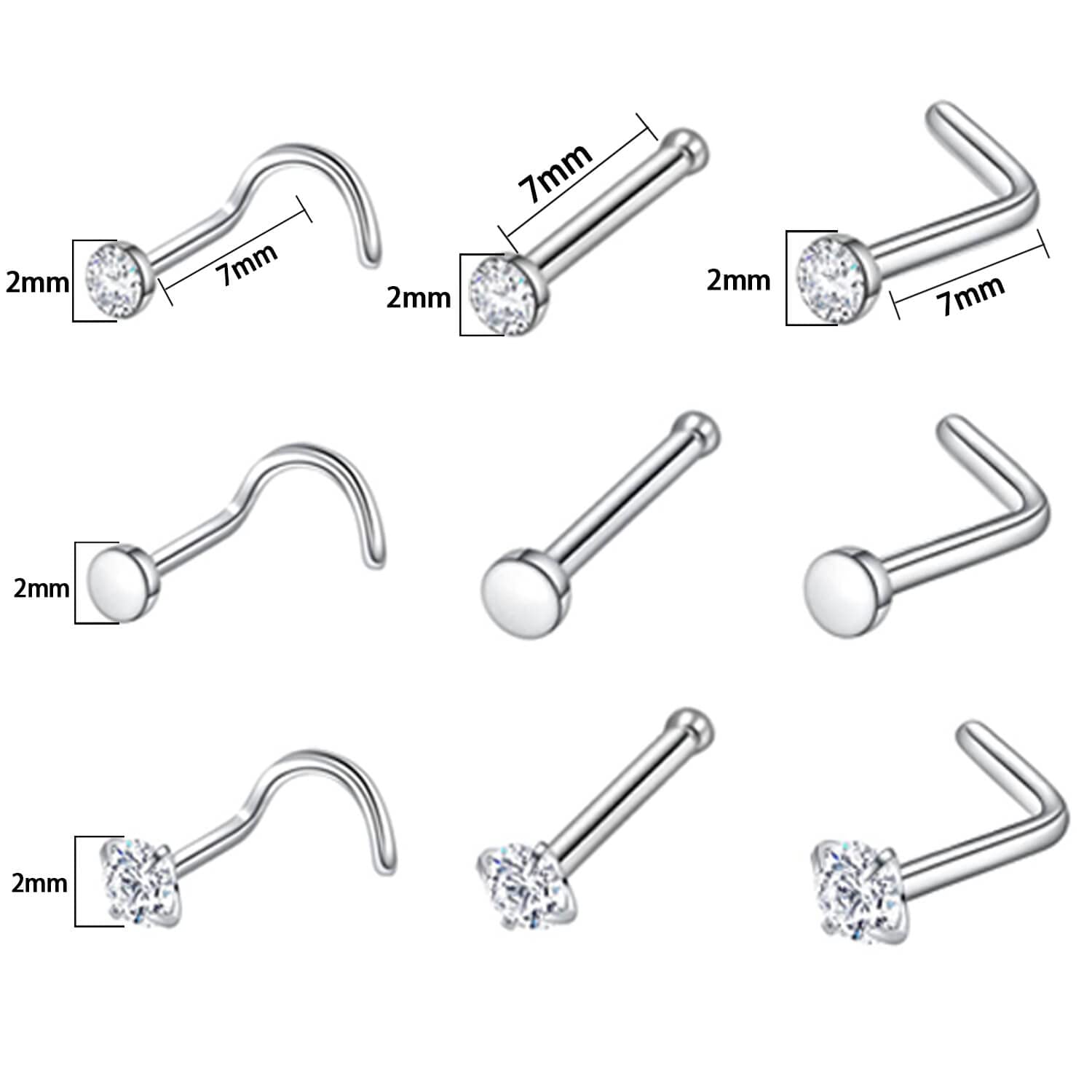 A-minusone joyería piercing acero inoxidable 316L de alta calidad.