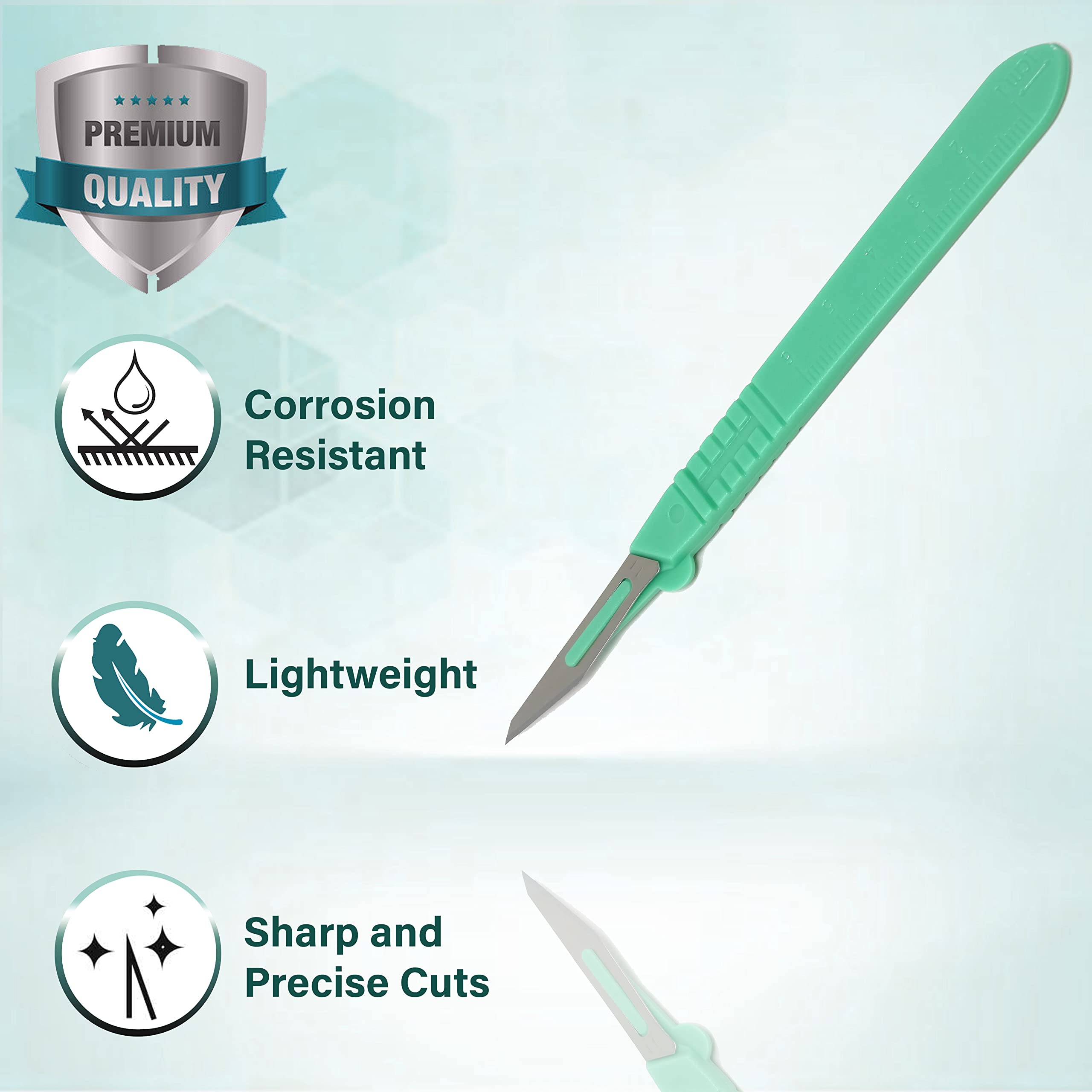 A2Z SCILAB 6 cm ruler on handle adds precise measurements