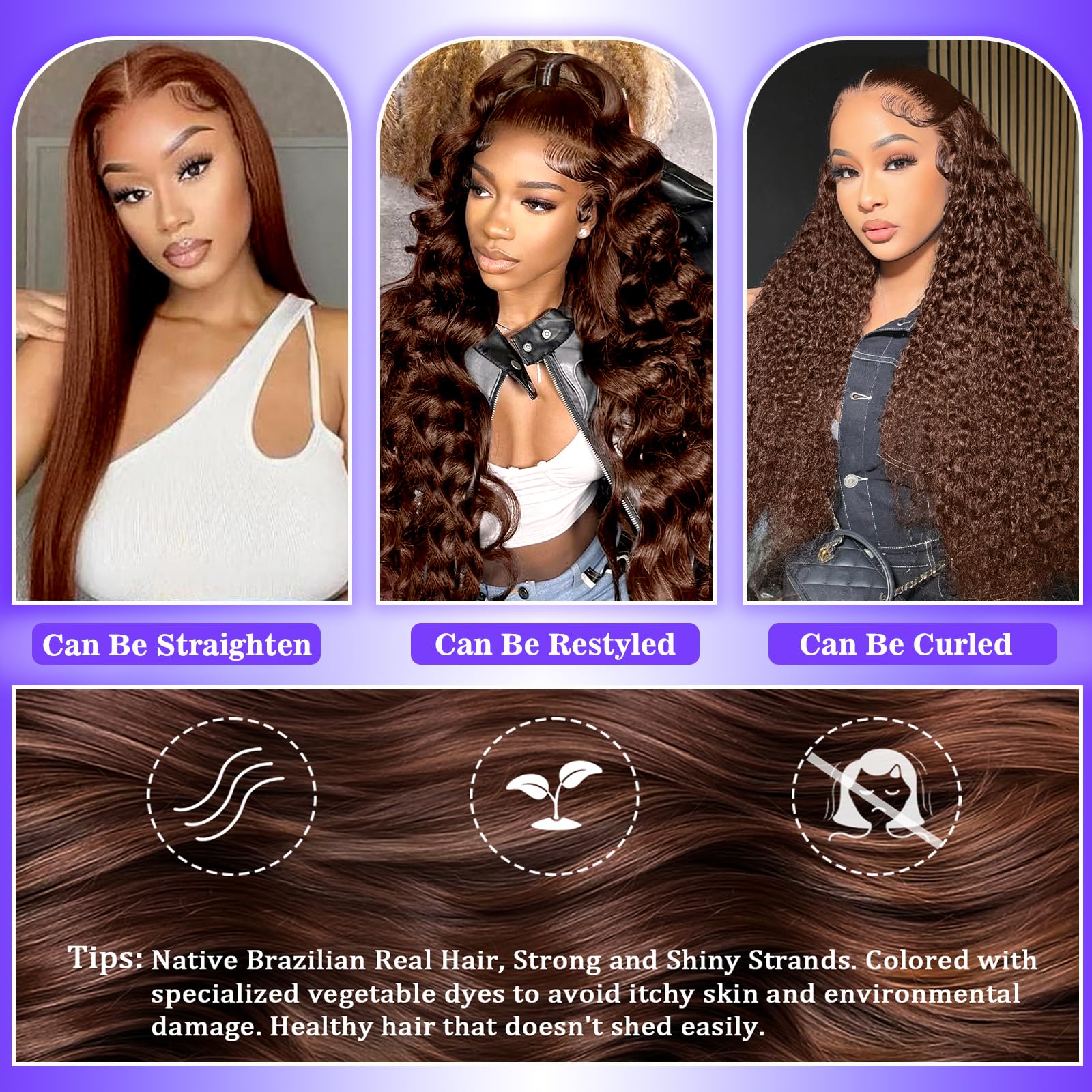 A8 ready-to-wear wig ideal for weddings, daily outings, and events.