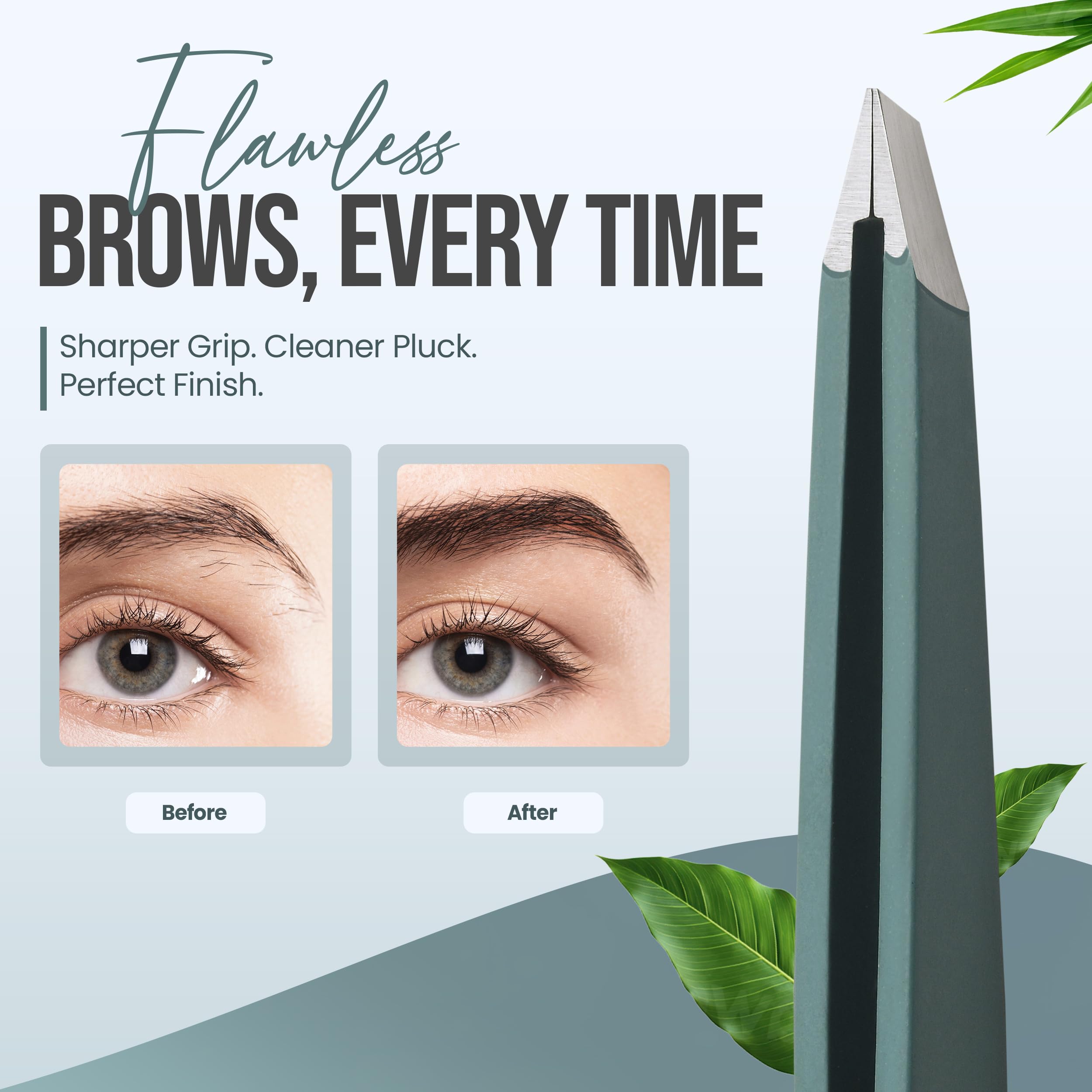 aaasportx Precision tweezers Olive Fog highlighting rust-resistant stainless steel design