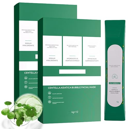 Aacnre Centella Asiática: mascarilla burbuja en envase desechable para viaje.