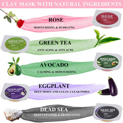 Aaenouicfs mascarilla arcilla rosa: hidratación suave y purificación de poros