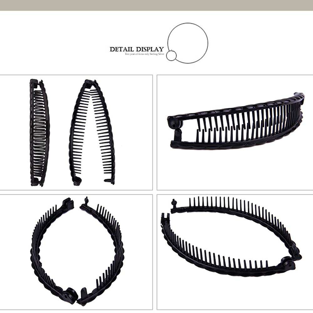 Aaiffey fishtail banana clip adds retro charm with secure hold