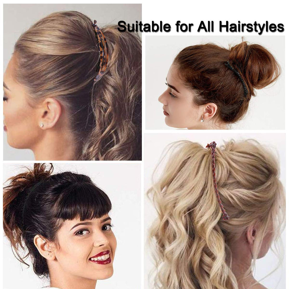 Aaiffey banana ponytail clip for quick, stable updos