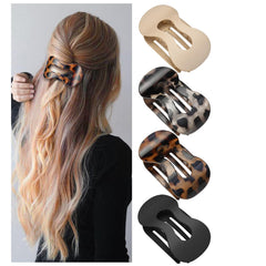 Aaiffey hollow-8 flat hair clip; sleek design for versatile styling.