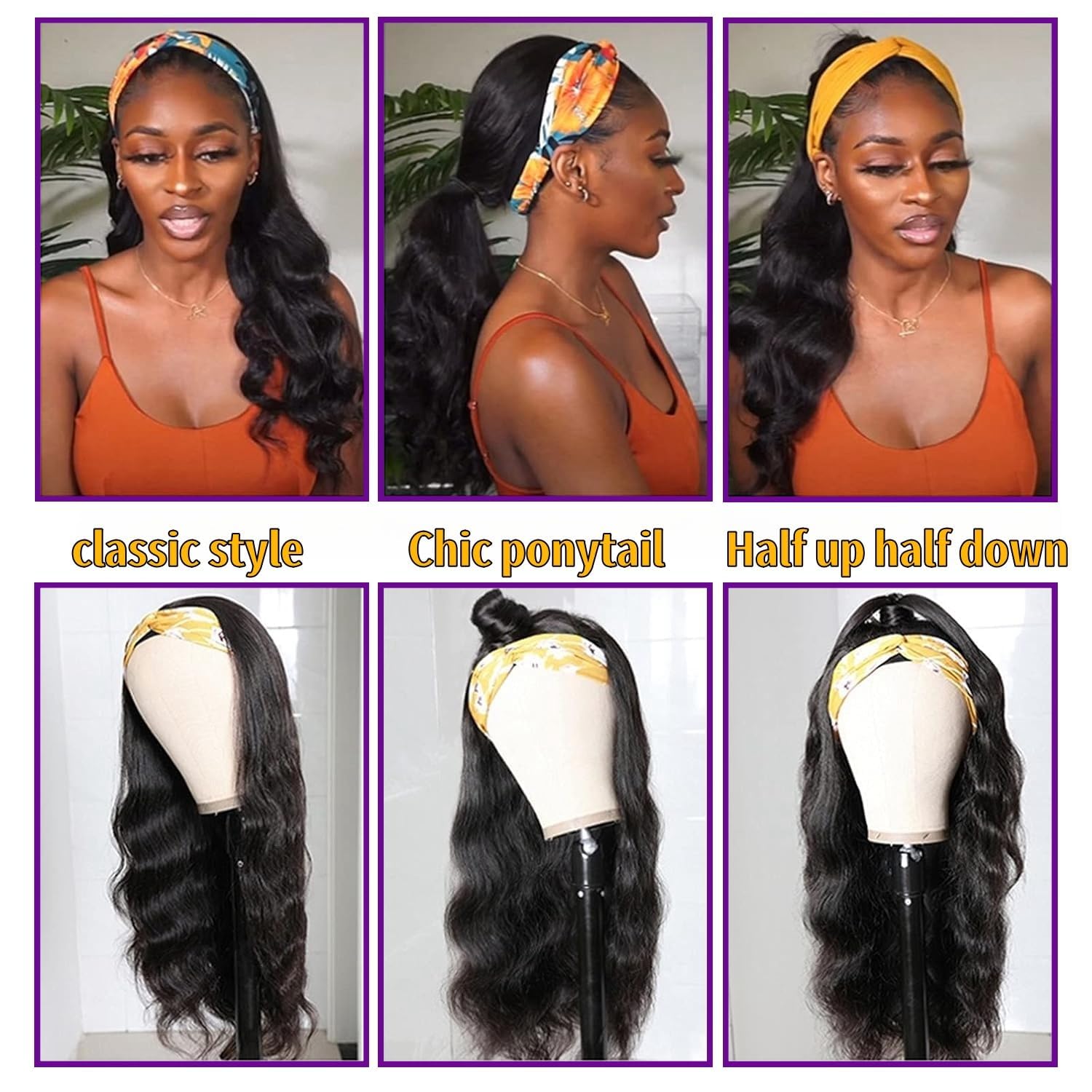 Aailvmey body wave texture close-up shows bounce and shine