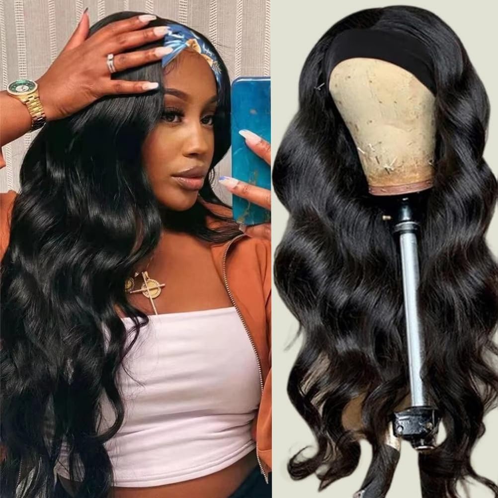 Aailvmey headband wig with natural hairline for a seamless look