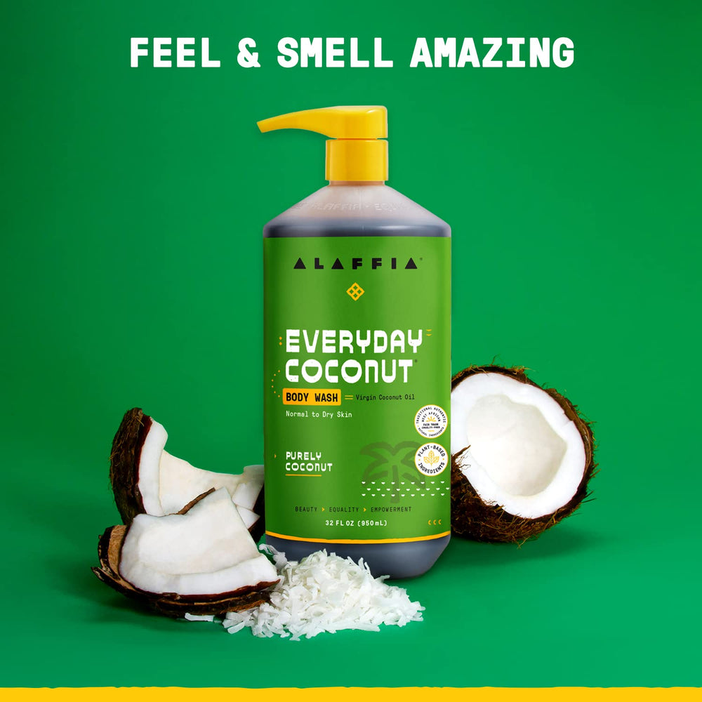 Alaffia recyclable packaging reflects eco-friendly choice.