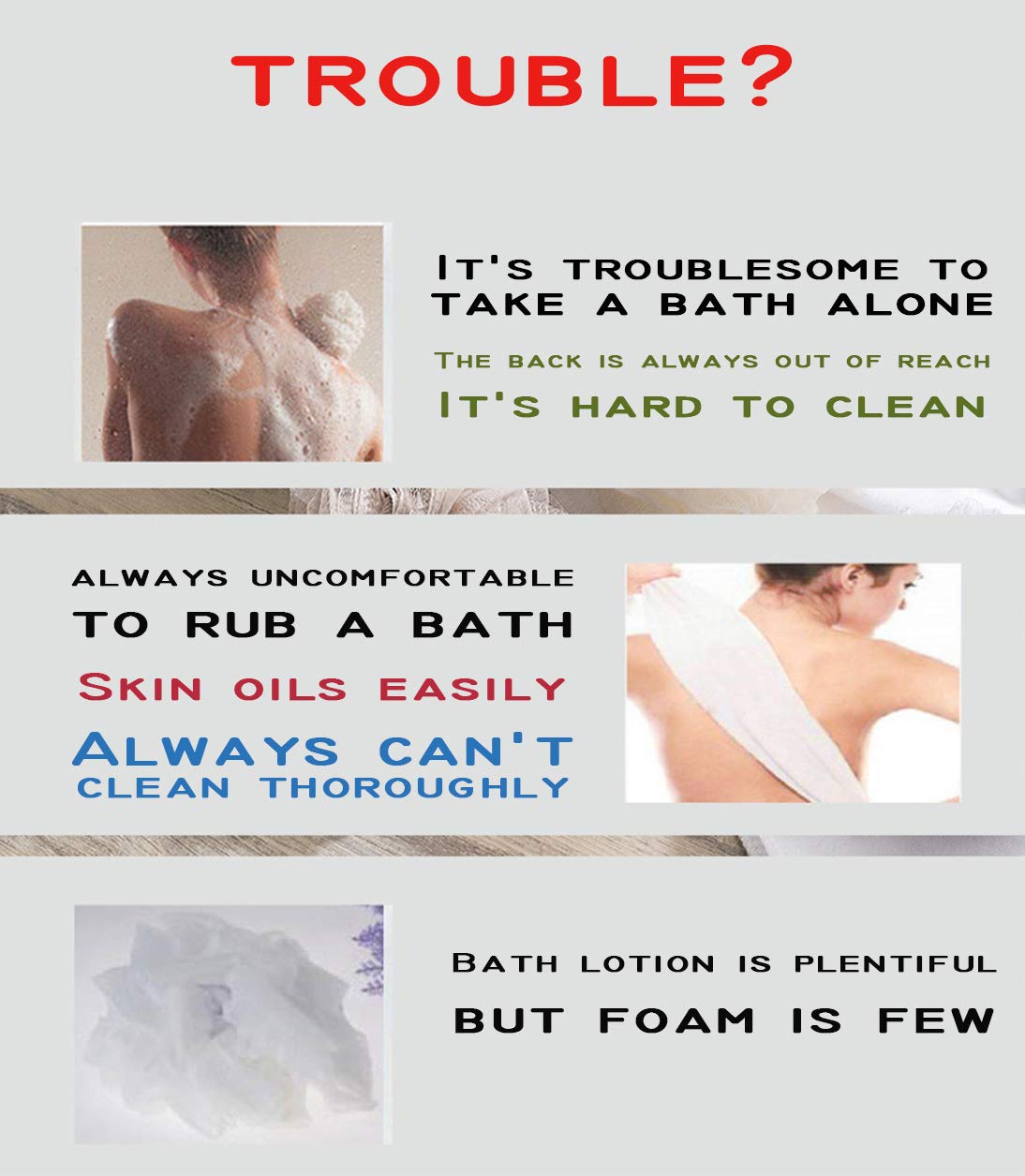 AARAINBOW easy clean design resists wear for frequent showers.