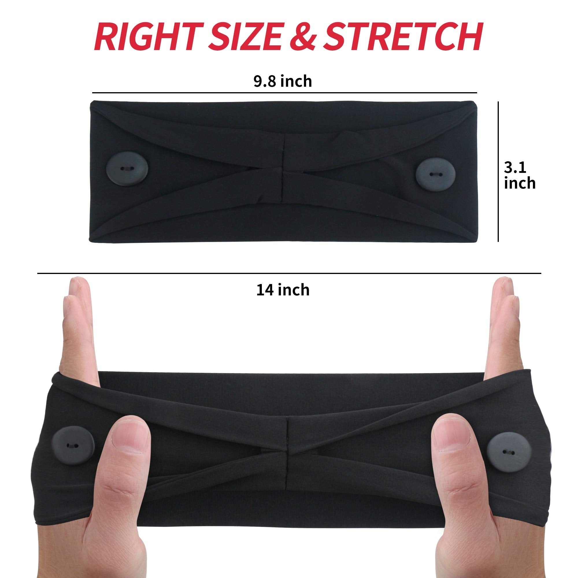 ABAMERICA Bandas cabeza, varios estilos para lucir con cualquier conjunto.