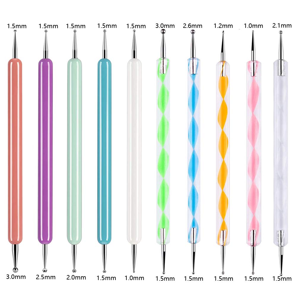ABenkle colorful handles for comfortable grip during long crafting sessions.
