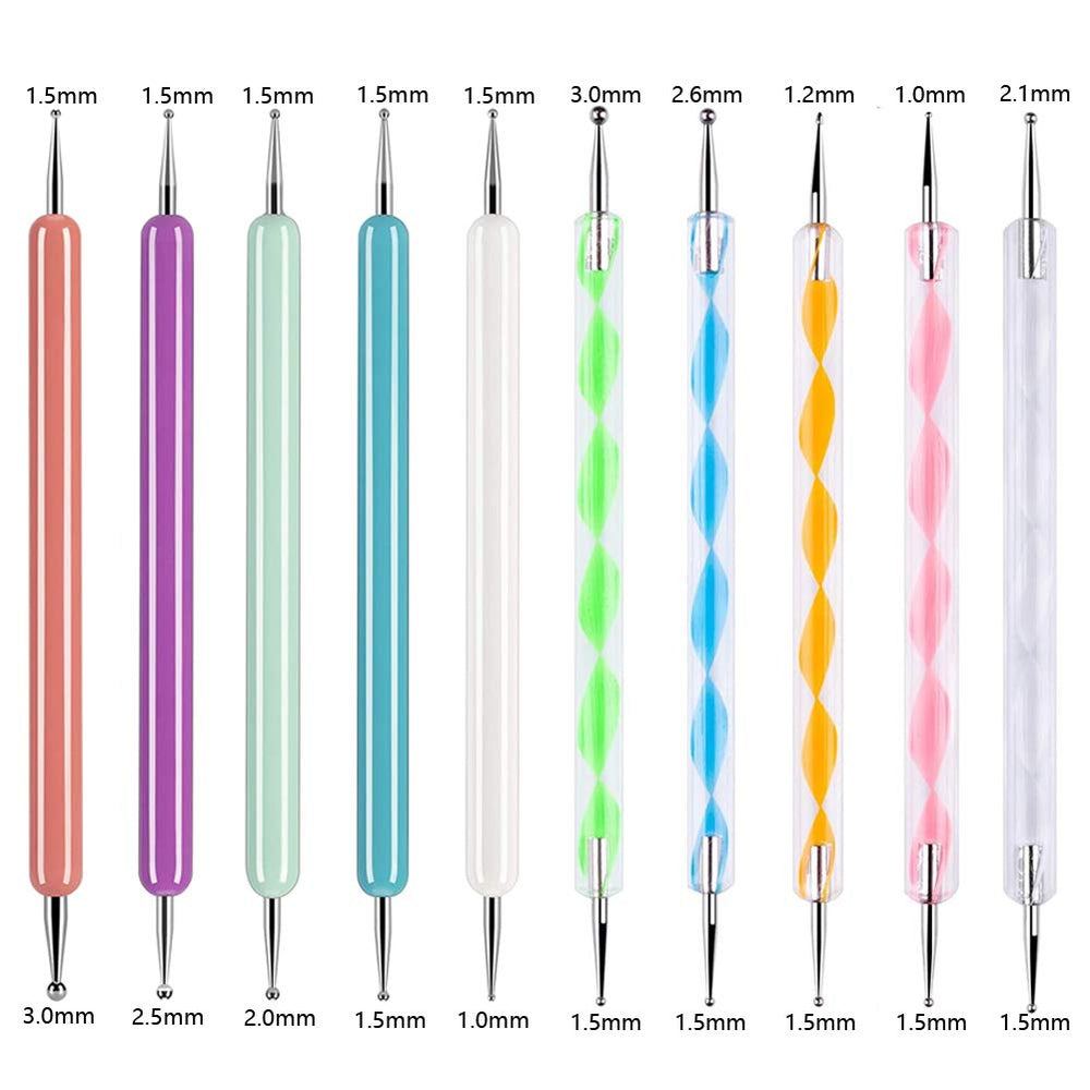 ABenkle colorful handles for comfortable grip during long crafting sessions.