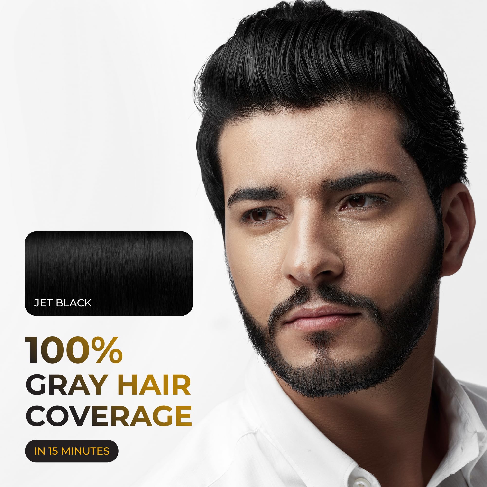 ABERA Hair Dye Shampoo 3-in-1 formula combines color, cleanse, nourishment.