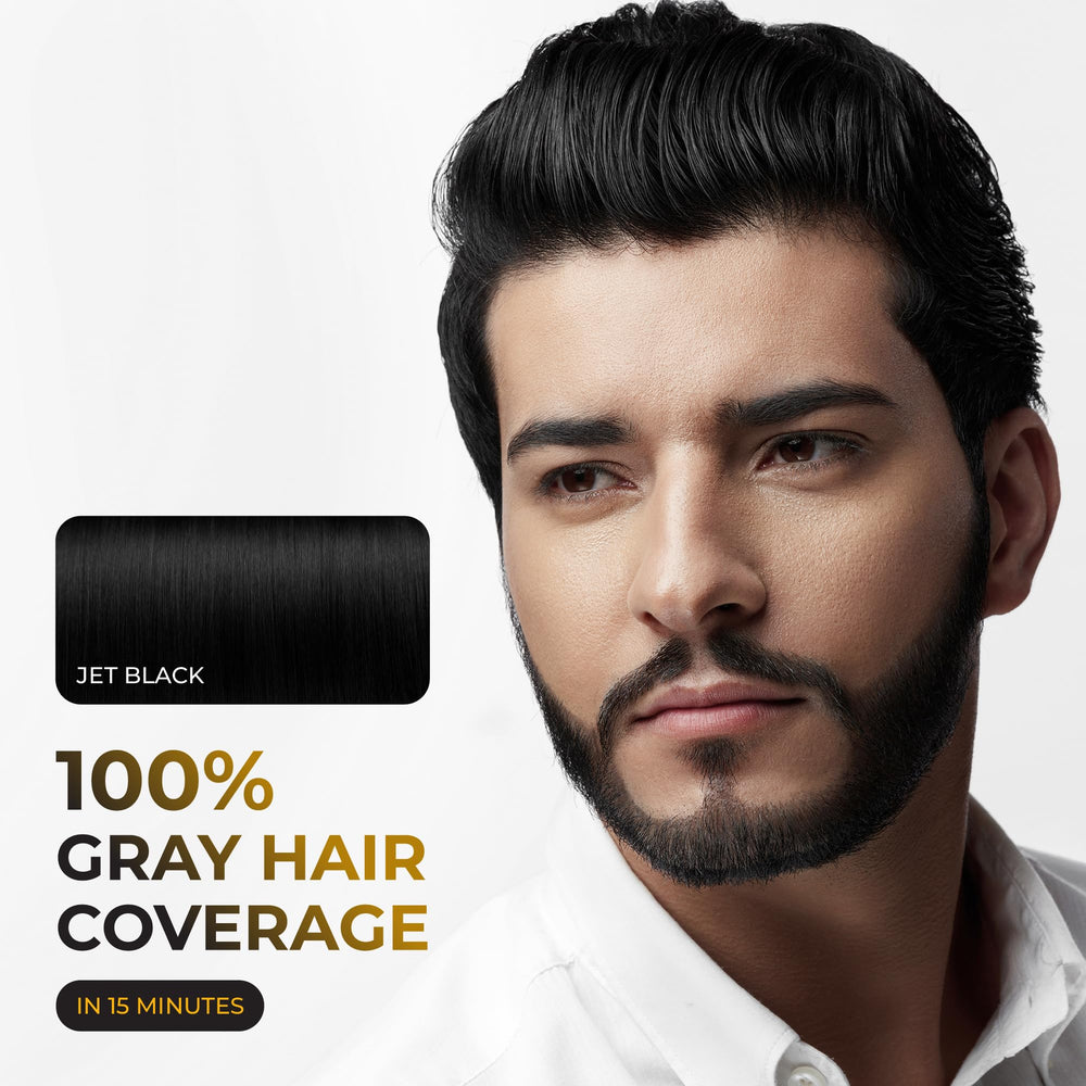 ABERA Hair Dye Shampoo 3-in-1 formula combines color, cleanse, nourishment.
