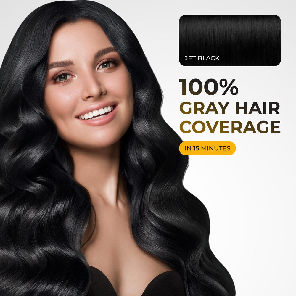 ABERA Hair Dye Shampoo packaging shows 10-1-fl-oz bottle.