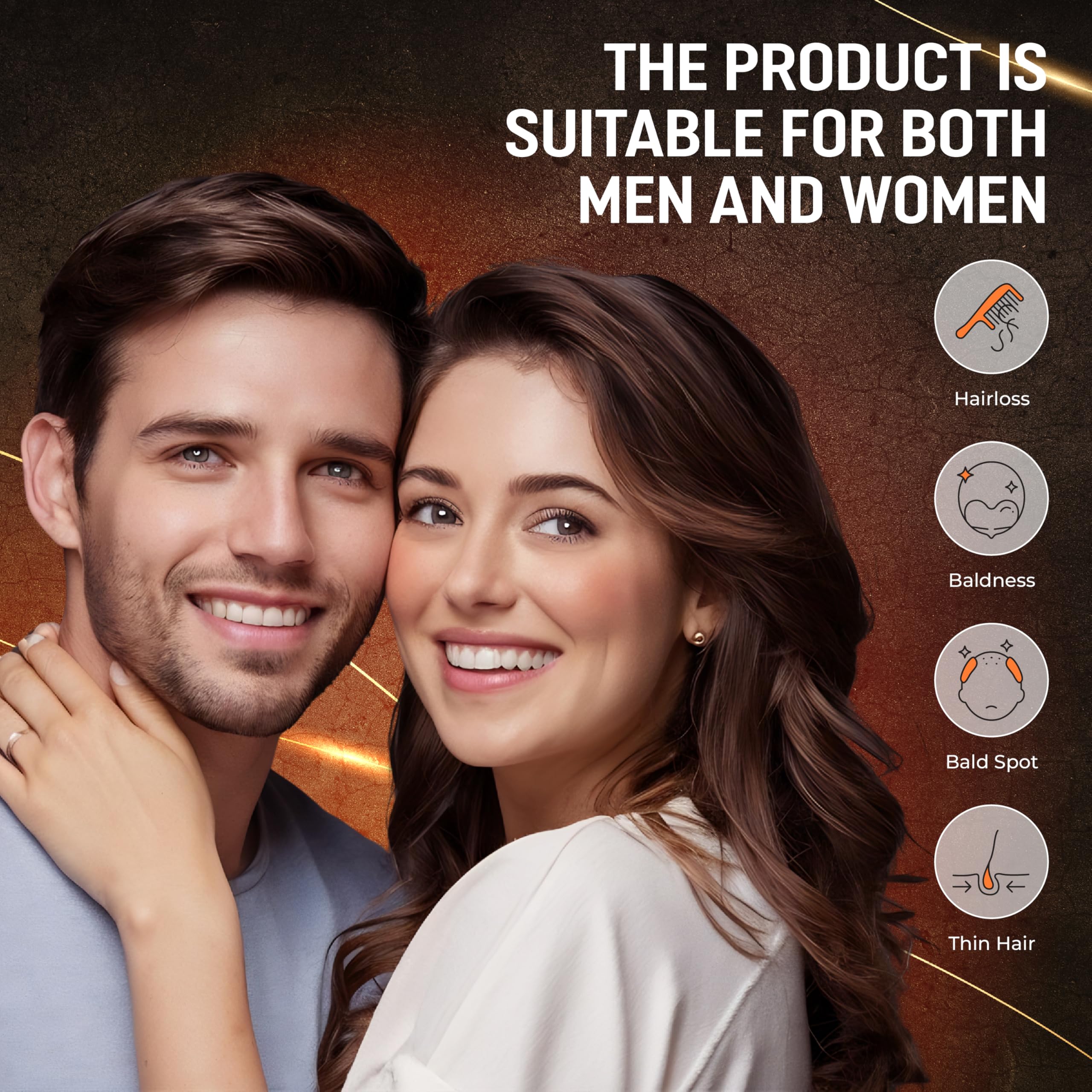 ABERA hair growth serum fragrance note highlighted during use.