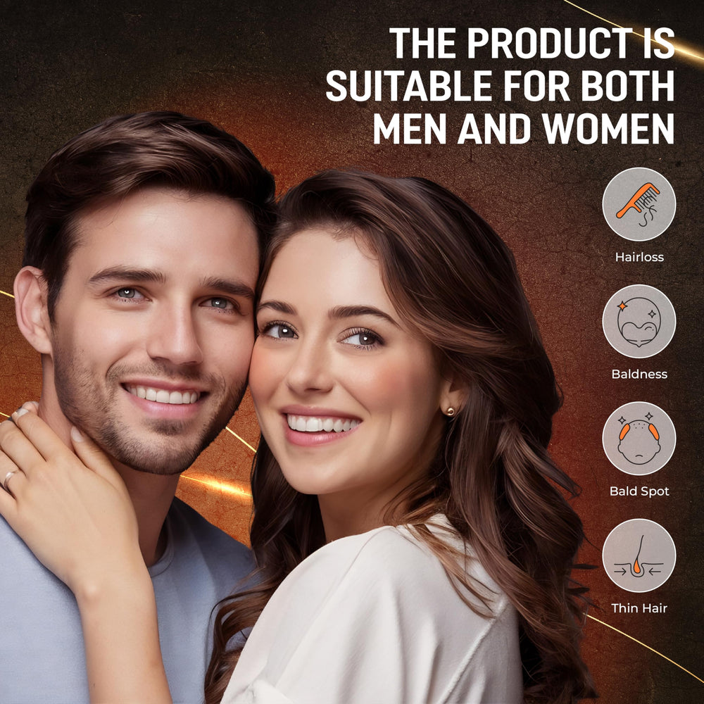 ABERA hair growth serum fragrance note highlighted during use.