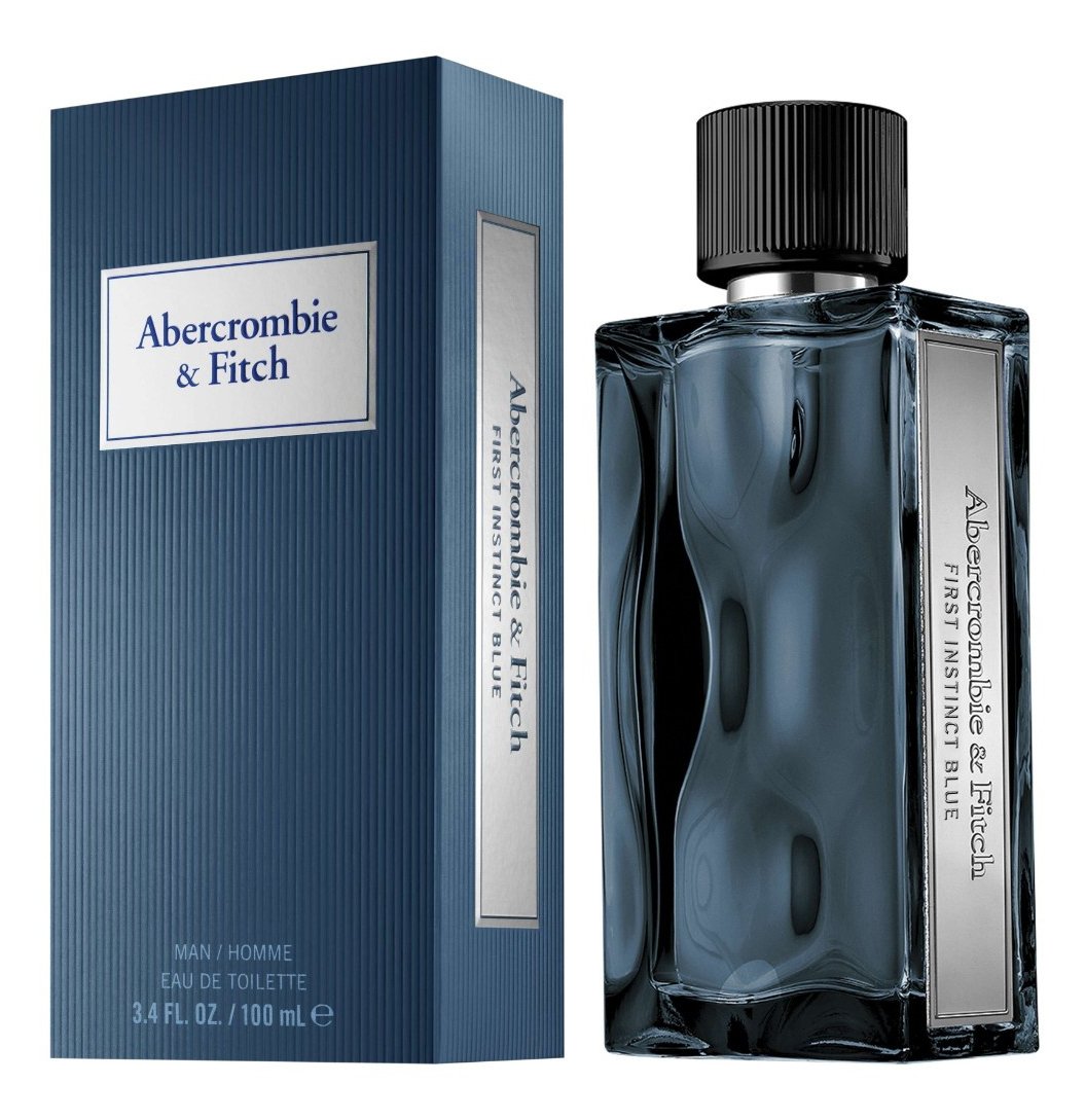 Abercrombie & Fitch First Instinct Blue bottle, fresh masculine scent for everyday wear