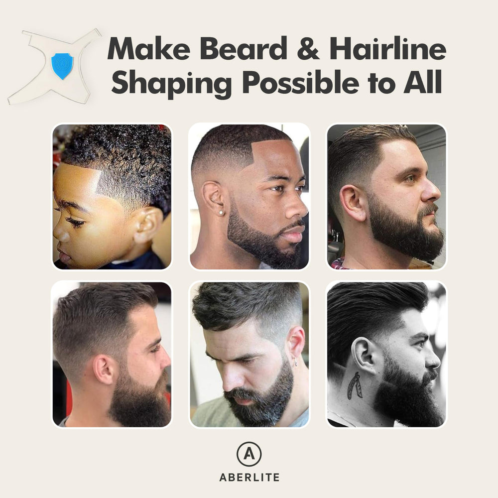 Aberlite ClearShaper long edges simplify placement on various face shapes.