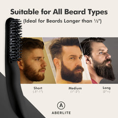 Aberlite EDC six heat settings enable personalized grooming for different beard textures.