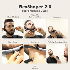 Aberlite FlexShaper 2.0 adjustable fit accommodates different neck sizes comfortably.