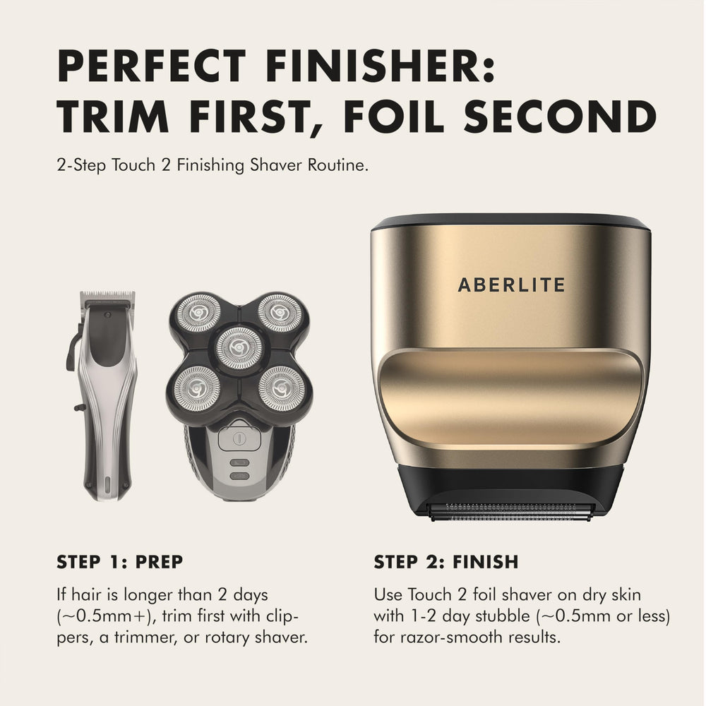 Aberlite Touch 2 head-angle view showcases seamless skin-level cutting.