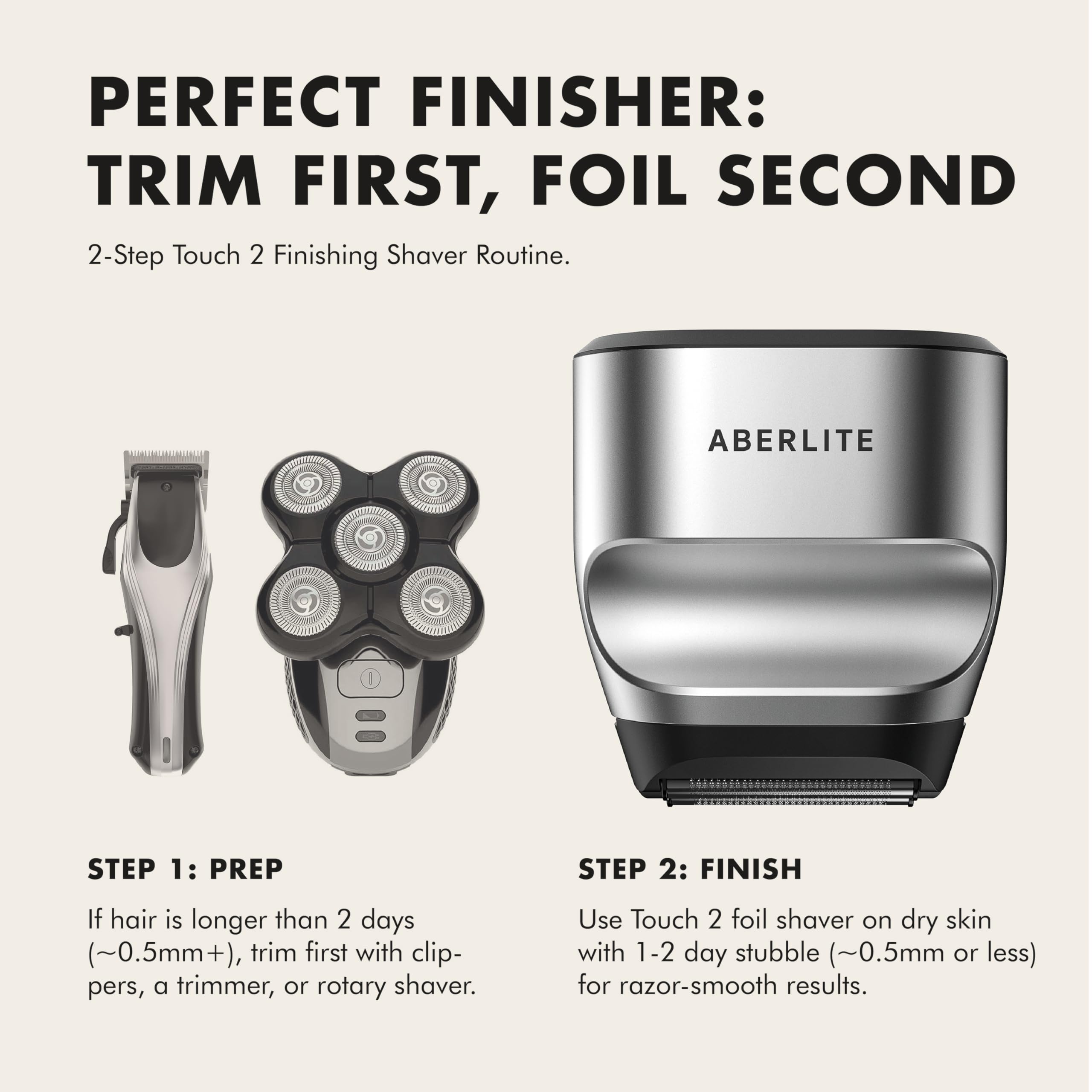 Aberlite Touch 2 is IPX7 waterproof for wet or dry use