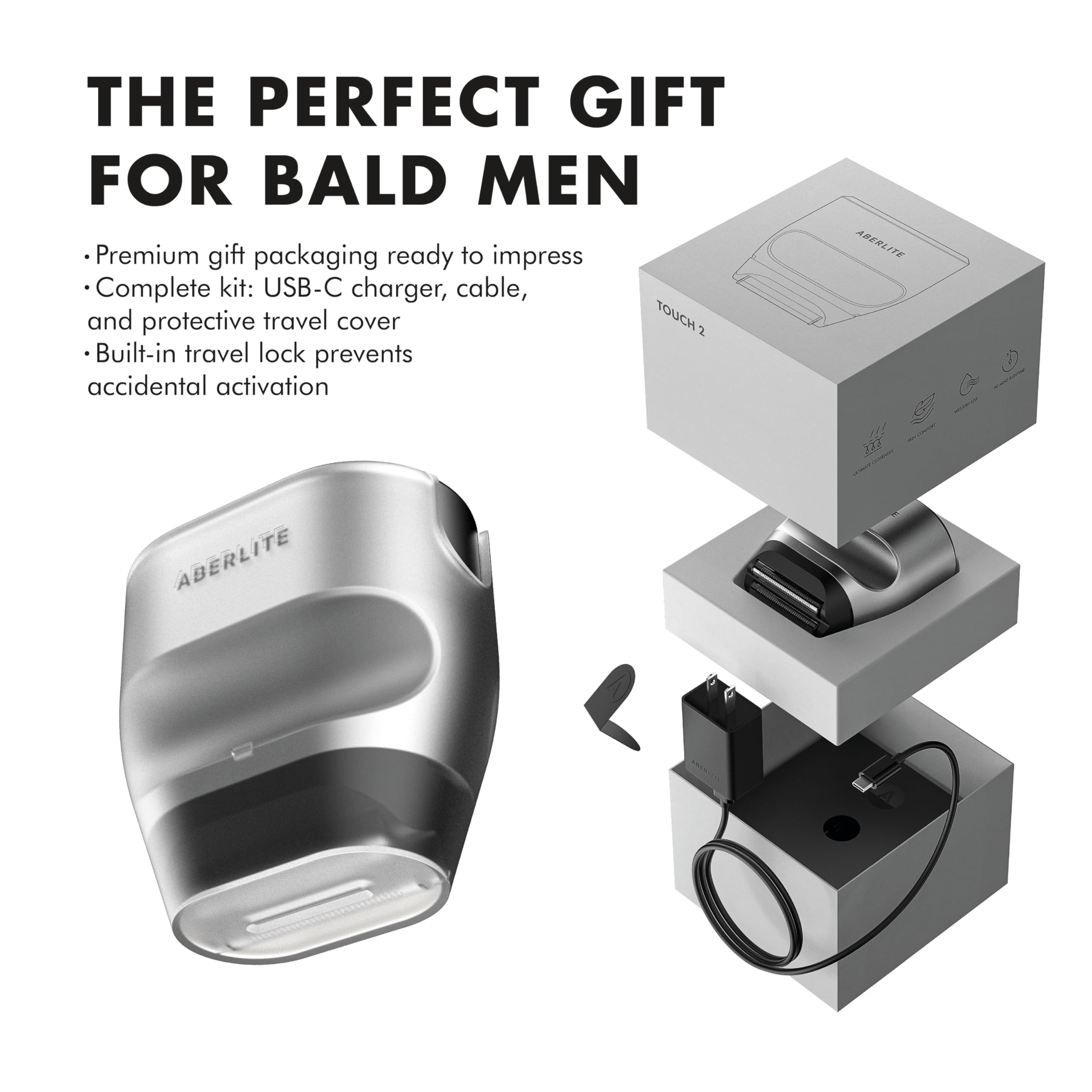 Aberlite Touch 2 compared to rotary shaver for smoother results
