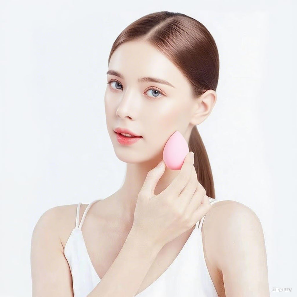 Abgream 15-piece pear pink sponge for soft powder application