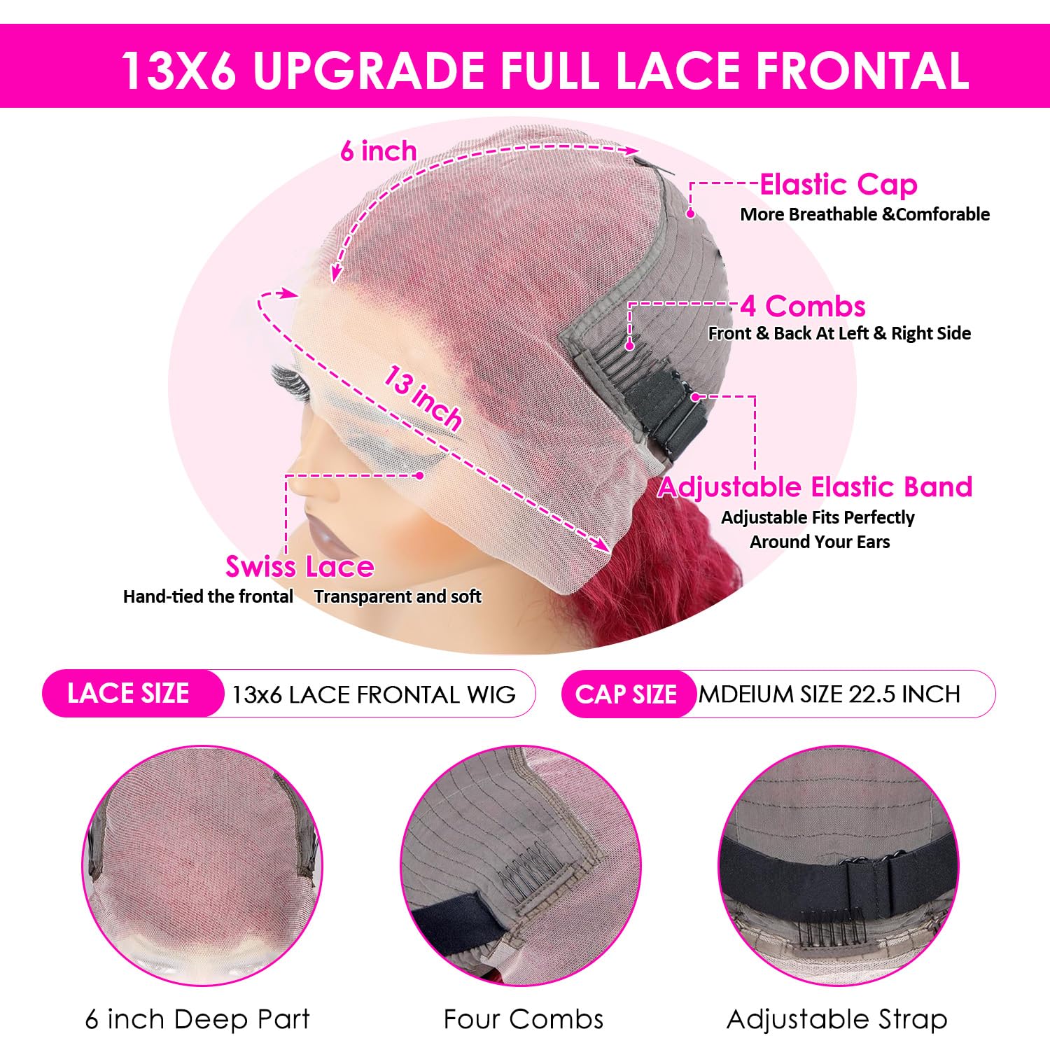 Abhayy 200 percent density for fuller appearance and secure cap