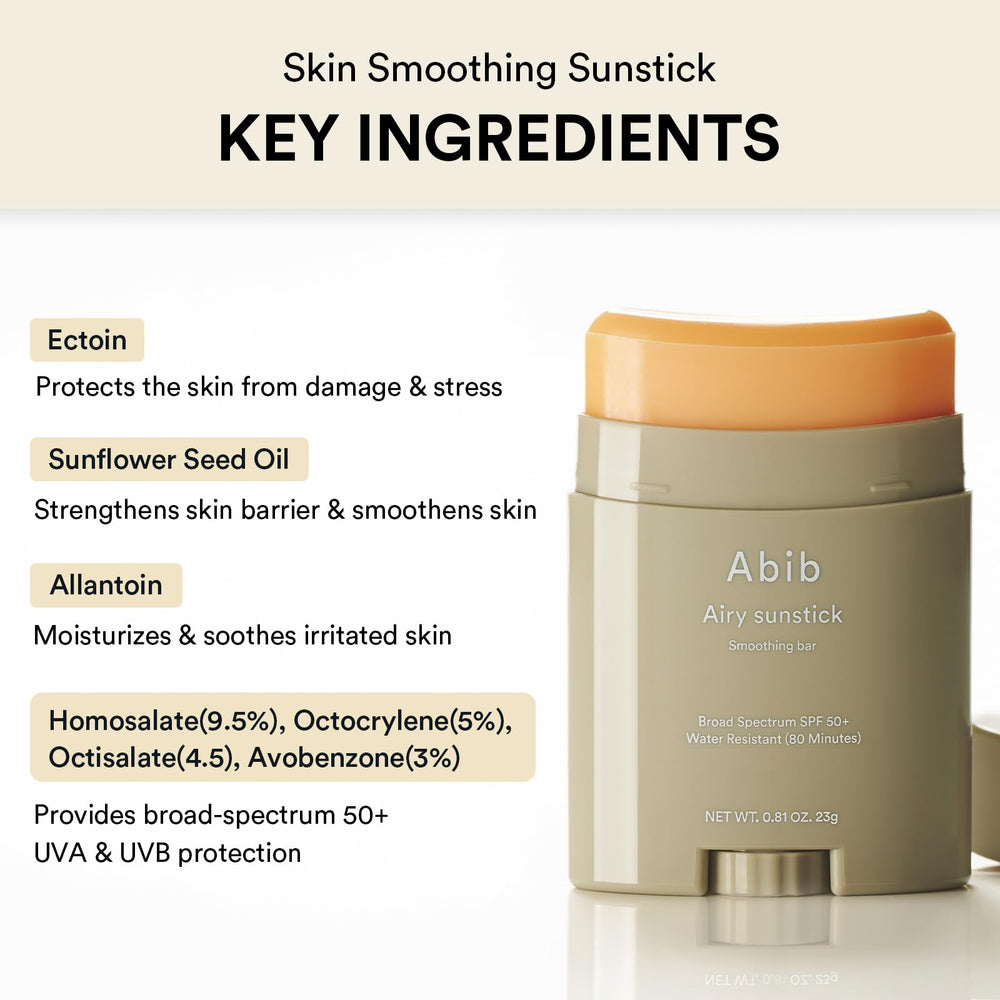 Abib Airy Sunstick water-resistant design for active outdoor use