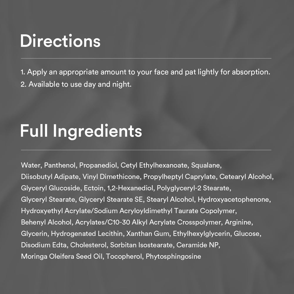 Ambient-lit shot depicting hydrated-looking skin after use