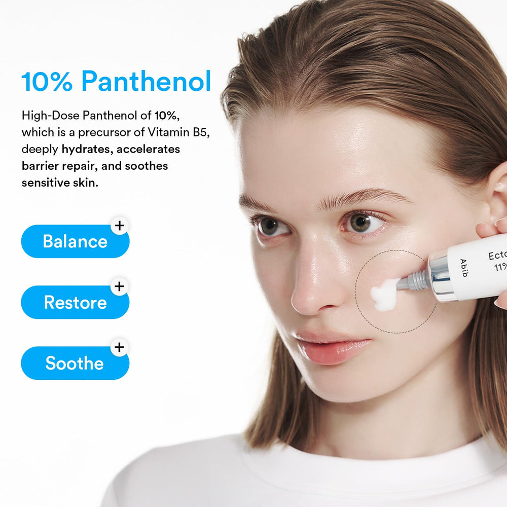 Close-up of barrier-support formulation suggesting hydrated skin