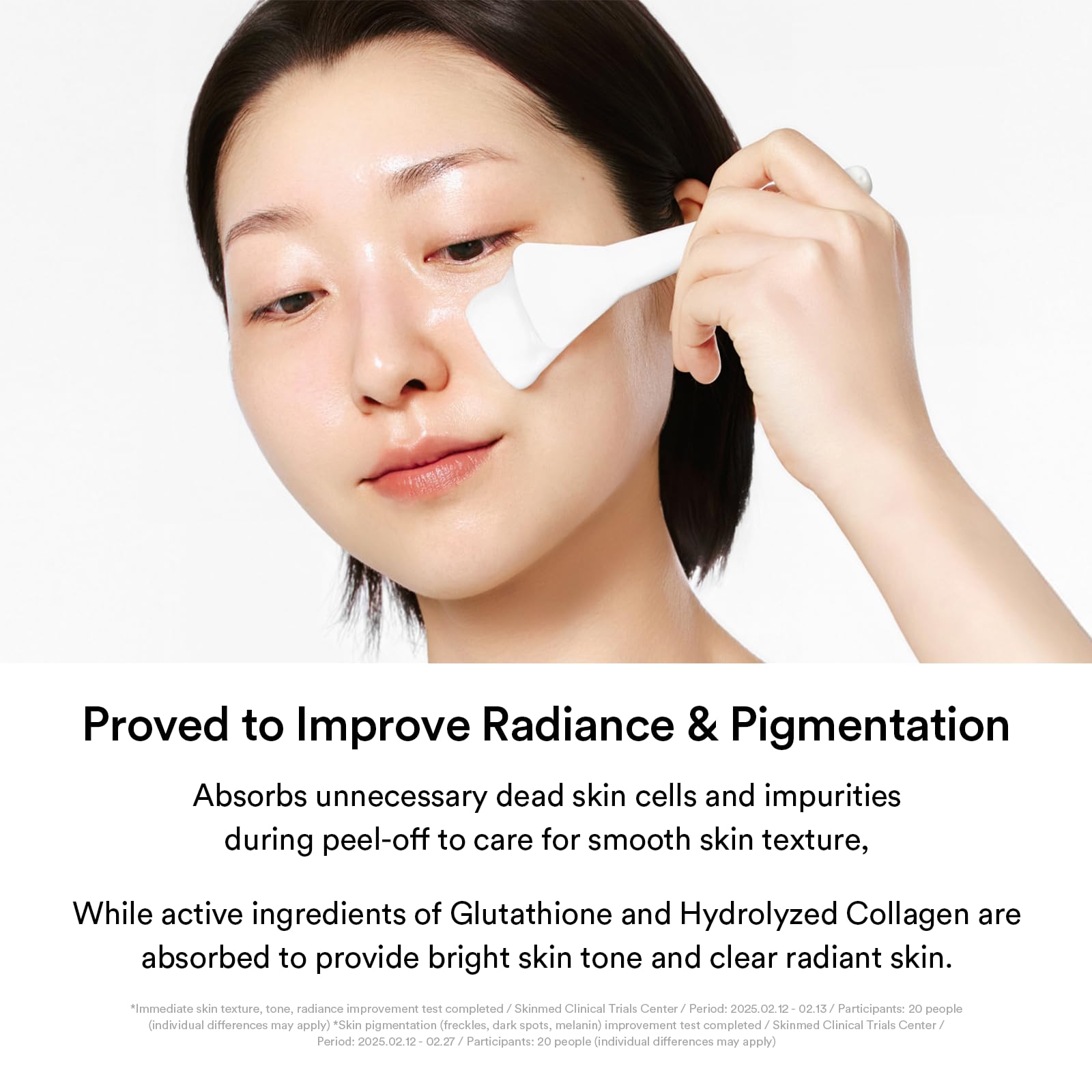 Abib glutathione, niacinamide, and ascorbic acid formula targeting uneven tone.