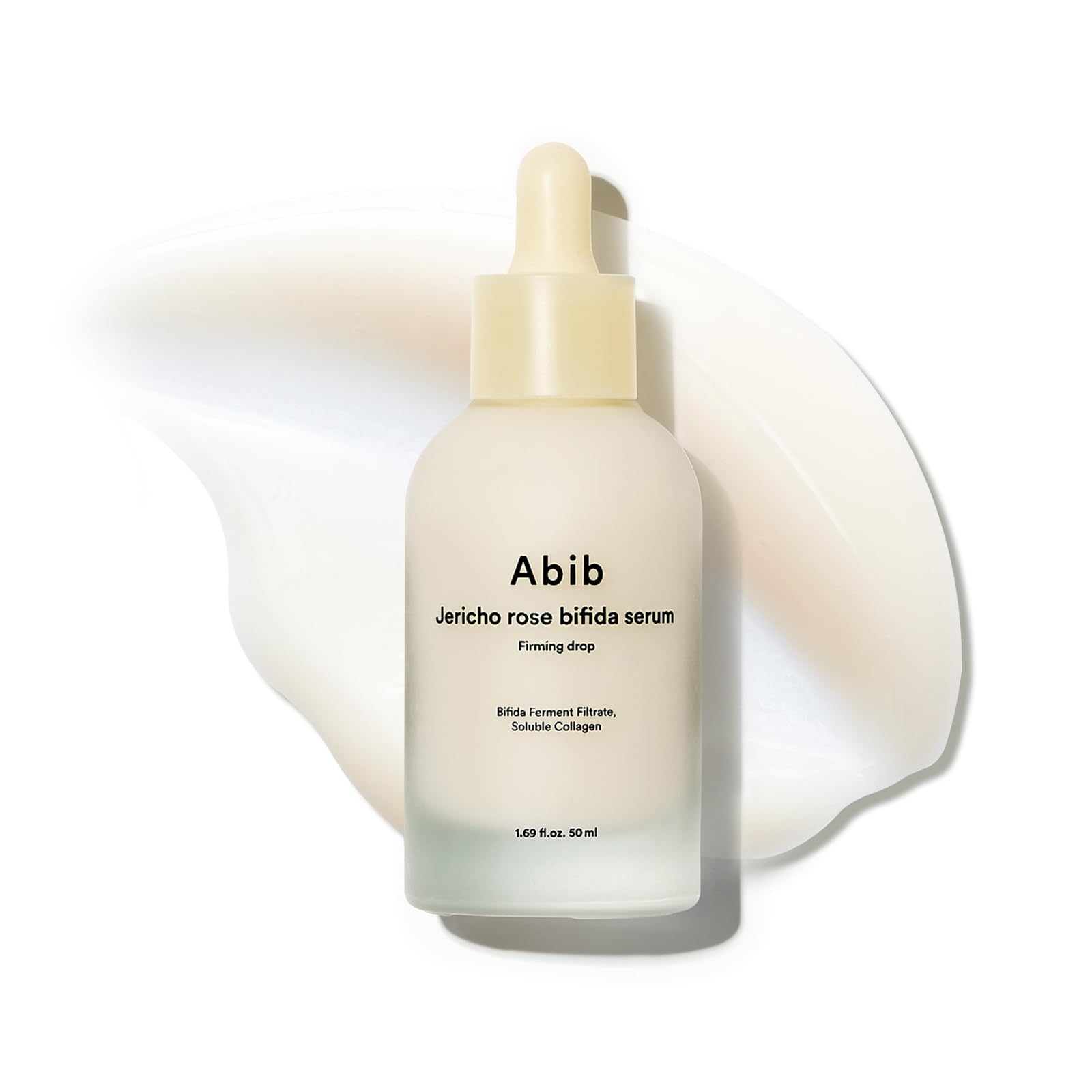 Abib Jericho Rose Bifida Serum en botella, hidratación profunda para piel seca.