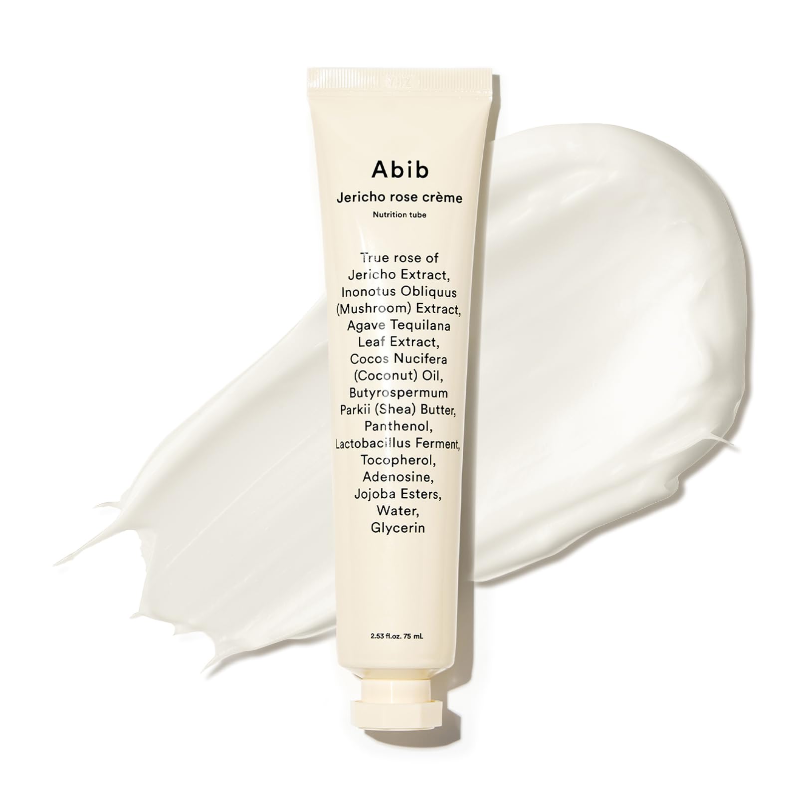 Abib Jericho Rose Cream bottle showing daily hydration for dry skin
