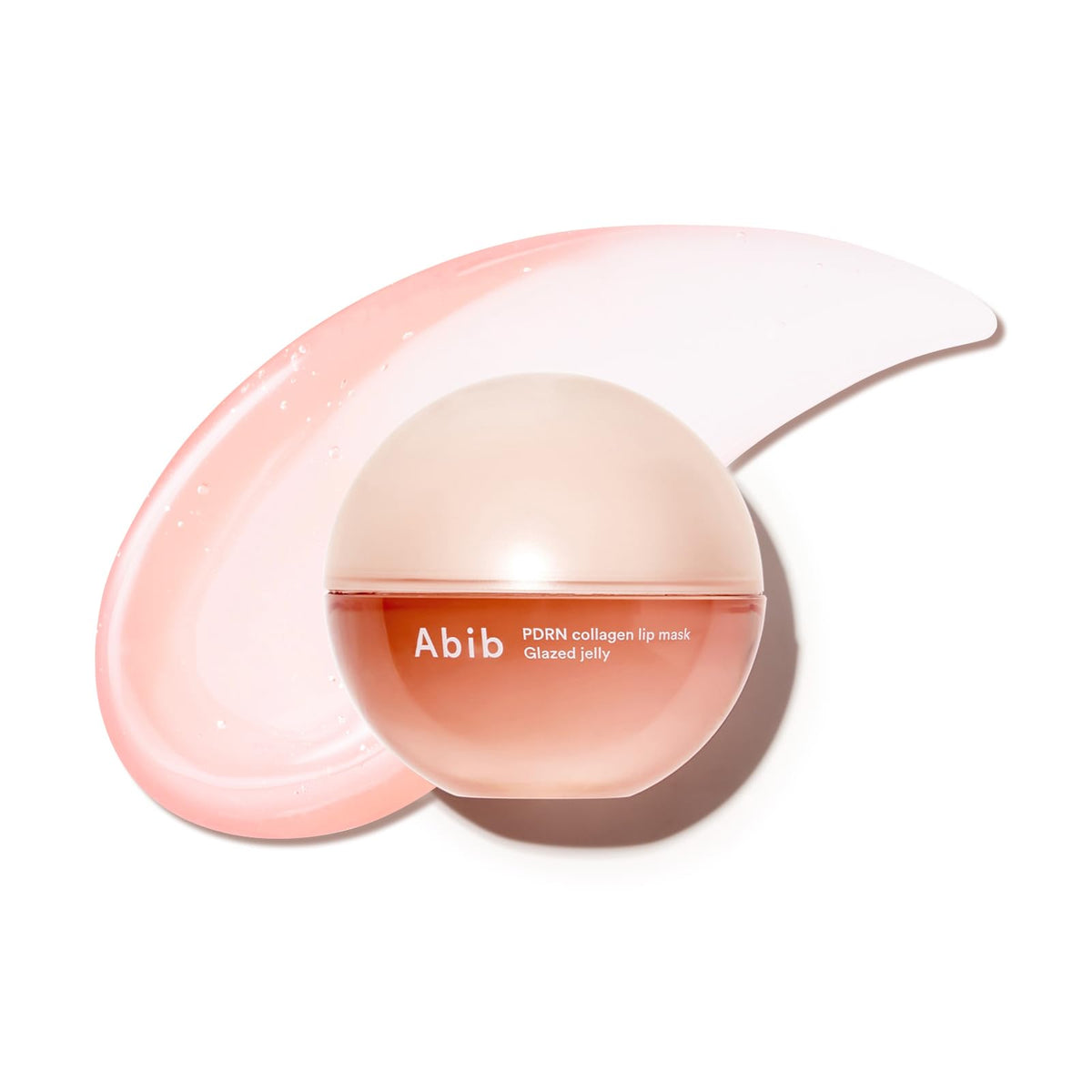 Abib PDRN colágeno mascarilla labial: textura gel transparente para labios hidratados