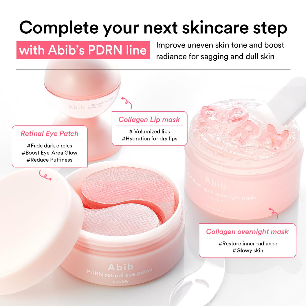 Abib Pink Me Up PDRN retinal eye patches image for under-eye care