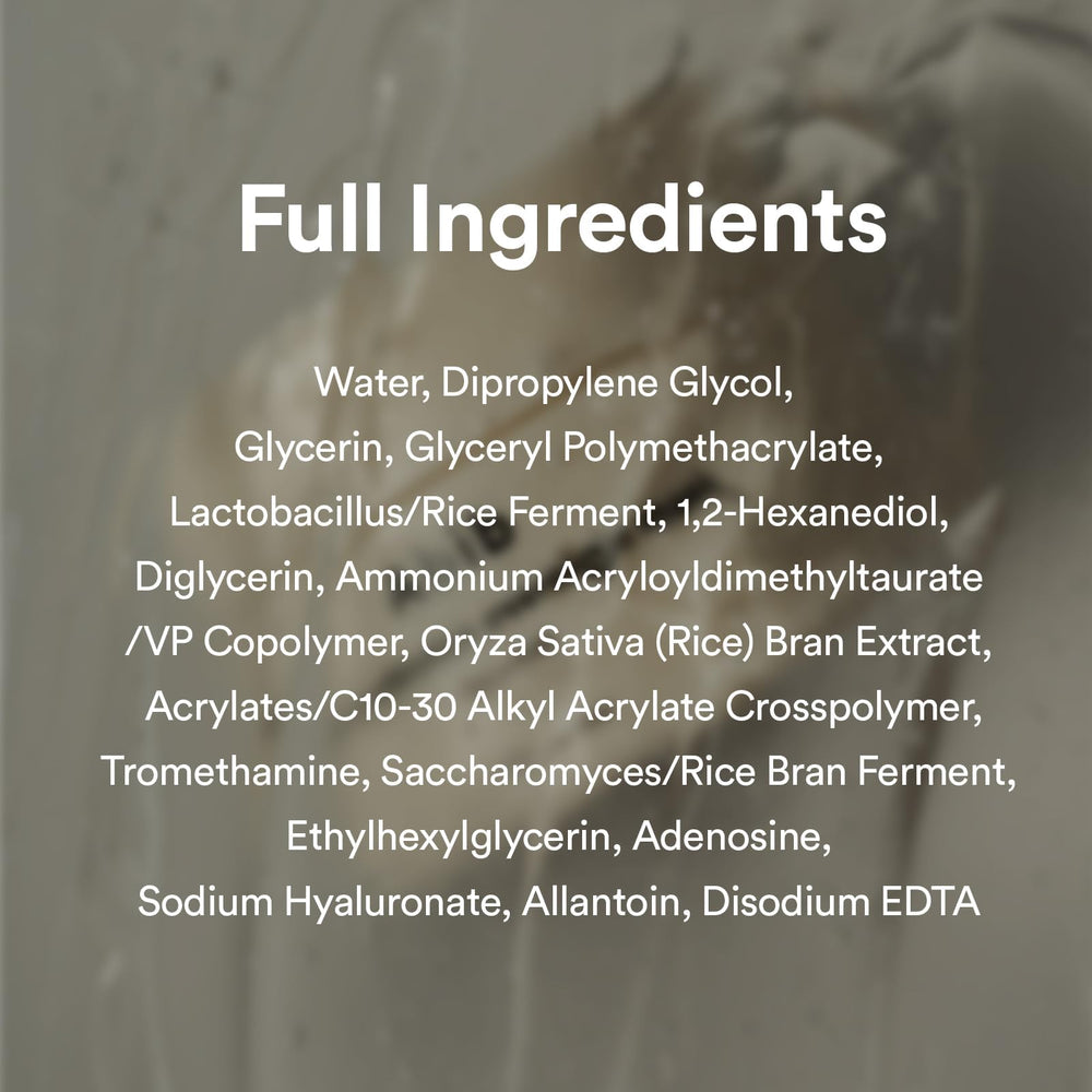 Abib barrier skin emphasis from the overnight mask texture