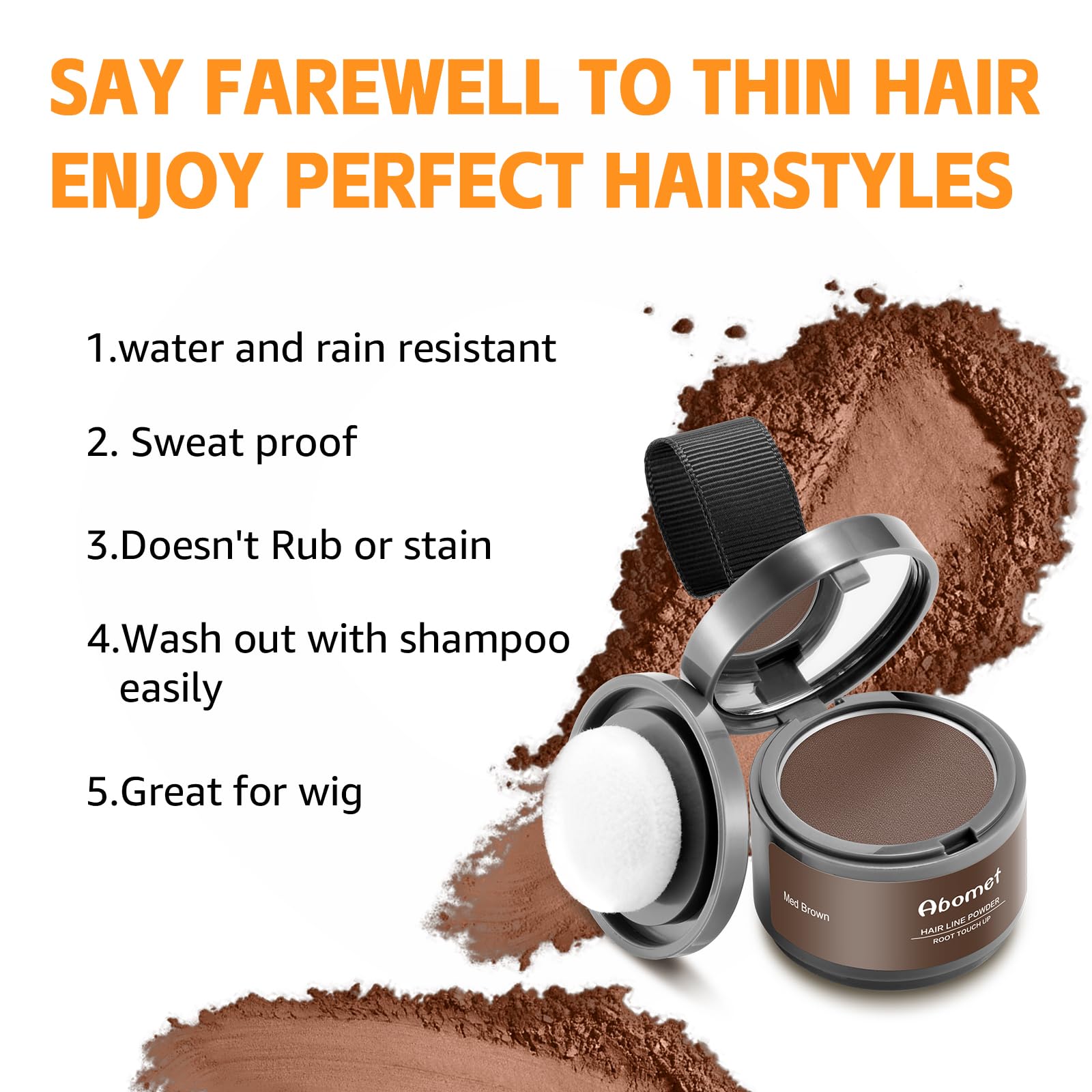 Abomet Easy Clean Beeswax-based powder rinses away with regular shampoo.