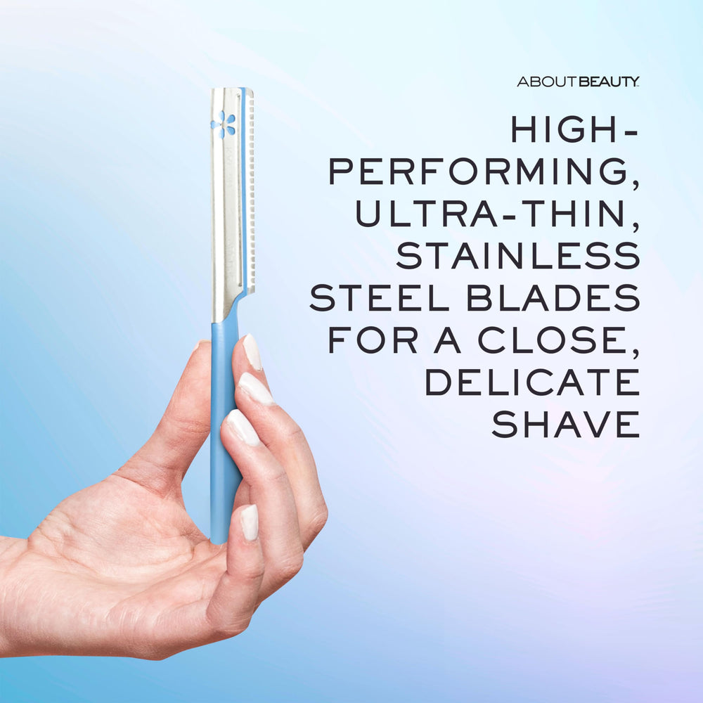 About Face Pro-Premium Razor Japanese stainless steel for versatile grooming.