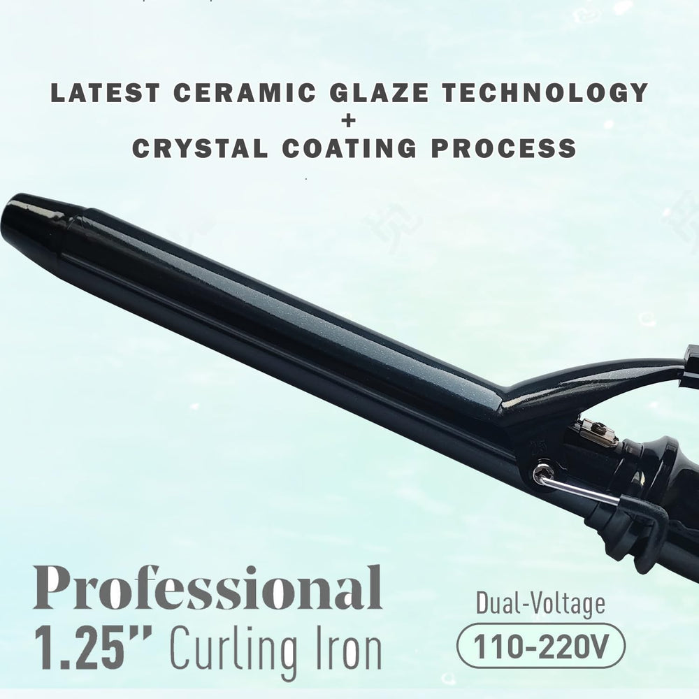 abp curling iron ceramic coating for even heat and minimal frizz